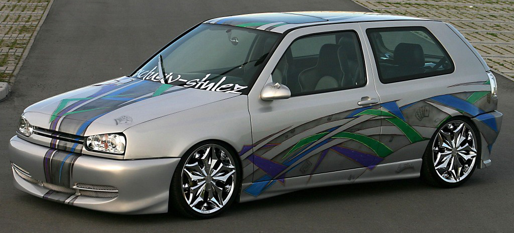Golf 3 Tuning Buntes Treiben Mit Chromfelgen Und Custom Lackierung Auto Der Woche Vau Max Das Kostenlose Performance Magazin