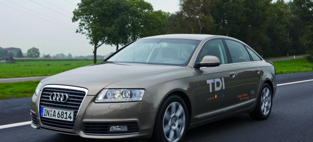 Ex-US-Vizepräsident Al Gore im Audi A6 TDI unterwegs: