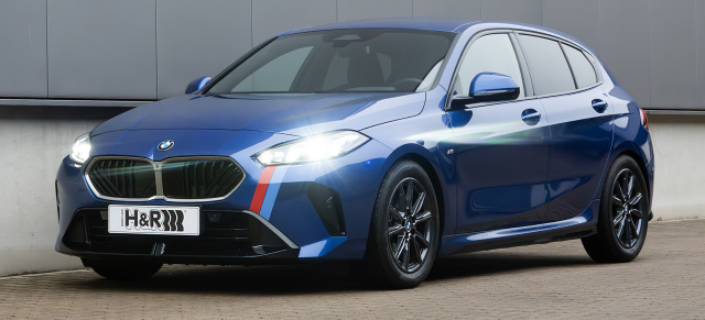 Grüße aus dem Fitness-Studio: H&R Tieferlegungsfedern für den 1er BMW