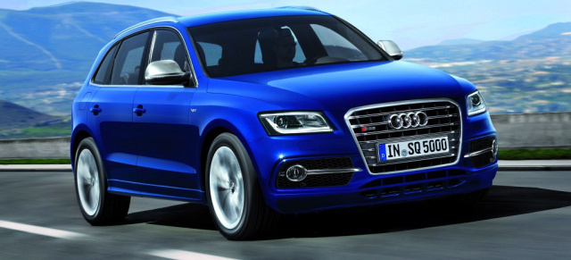 Der neue Audi SQ5 TDI  Audi zeigt das erste S-Modell mit Dieselmotor: V6-Biturbo mit 313 PS und 650 Nm Drehmoment