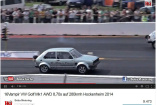 Video: Der 16Vampir legt Wahnsinnszeit auf der ¼ Meile hin.: Mehr als 1.000 PS leistet der 2.0-16V-Motor in diesem Golf