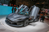 Mit 1914 PS und 412 km/h auf den Genfer Salon: Rimac stellt elektrischen Supersportwagen C_Two vor 