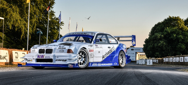 Im Gedenken an Georg Plasa : KW automotive schickte BMW 320 Judd V8 in Goodwood an den Start 