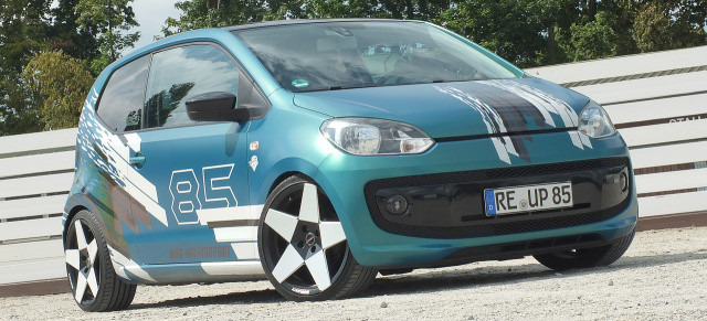 Vom VW-Alltag Up-gehängt: Als Zwecklösung gestartet, als Eyecatcher gelandet