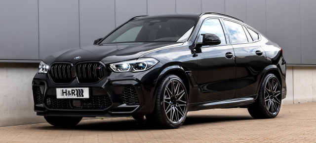 The Big Bang: H&R Gewindefedern für den BMW X6 M / Competition