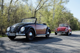 VW Classic beim MaiKäferTreffen 2026: Zwei legendäre Käfer Cabriolets als Zeitreise der Extraklasse: Volkswagen bringt Hebmüller Cabrio (1950) und Käfer 1303 Cabrio (1980) nach Hannover
