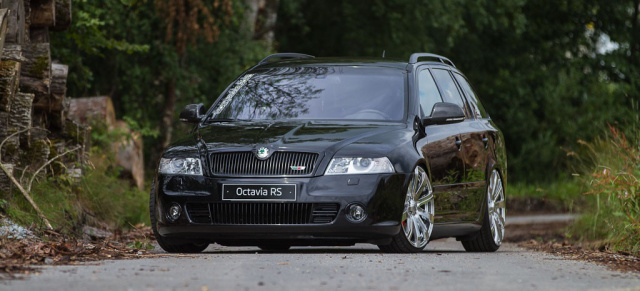 Was lange fährt, wird endlich tief  Skoda Octavia RS Tuning: Supertiefer Familienkombi aus Bayern