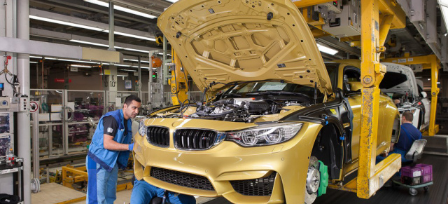 BMW M4 Produktion gestartet: Das Münchener BMW-Werk produziert nun vier Modelle.