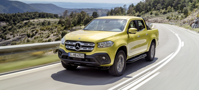 Mercedes-Benz macht den  Pickup stadtfein: Pickup-Premiere: Das ist die neue Mercedes-Benz X-Klasse (2018)