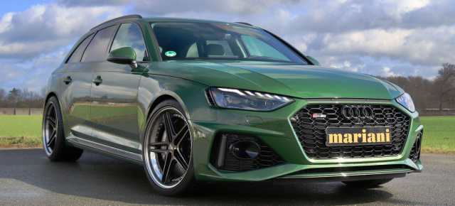 20-Zoll-Felgen und 520 PS im Power-Kombi: mariani Car-Styling verfeinert den AUDI RS4