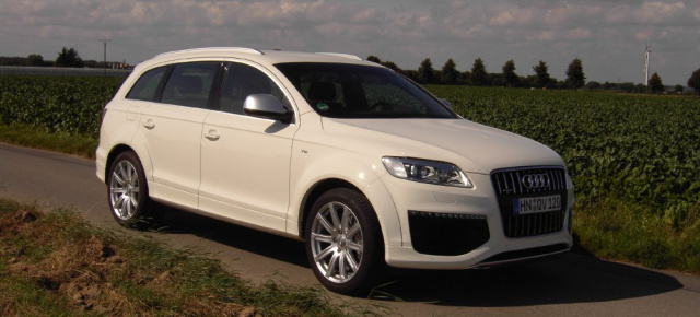 Fahrbericht Audi Q7 V12 TDI (2008): Der weiße Riese: Audi Q7 mit 500 PS und 1000 Nm