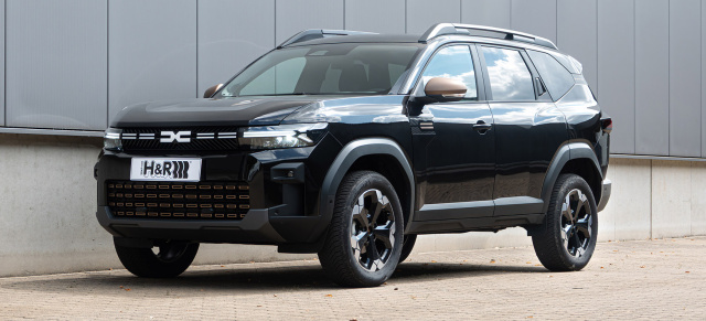 Mit Sicherheit mehr Bodenfreiheit: H&R Höherlegungsfedern für den Dacia Bigster