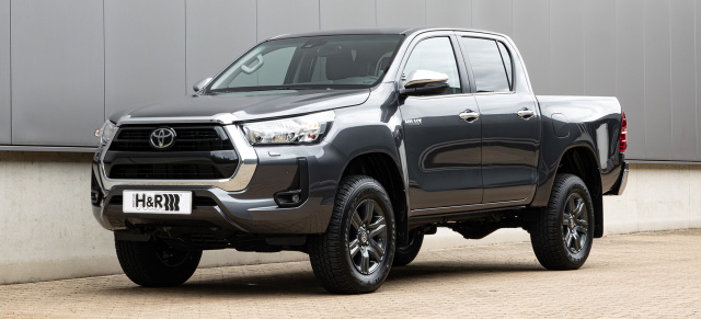 High-Score Statement: Der Toyota Hilux mit H&R Höherlegungsfedern (ab Baujahr 2015)