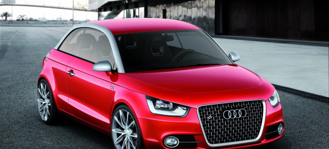 Audi A1 Kunde kann Design mitbestimmen: Audi A1: Design als runde Sache