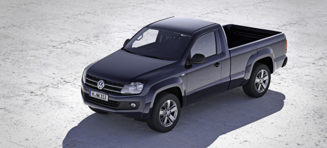 Singlecap VW Amarok als Einzelkabine: Der VW Pickup nun auch als Singelcap vorgestellt