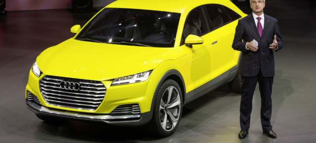 Audi TT offroad concept: Erster TT mit vier Türen und 408 PS Systemleistung