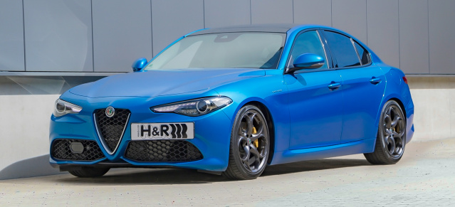 La Bella Macchina: Alfa Romeo Giulia Veloce mit H&R Sportfedern