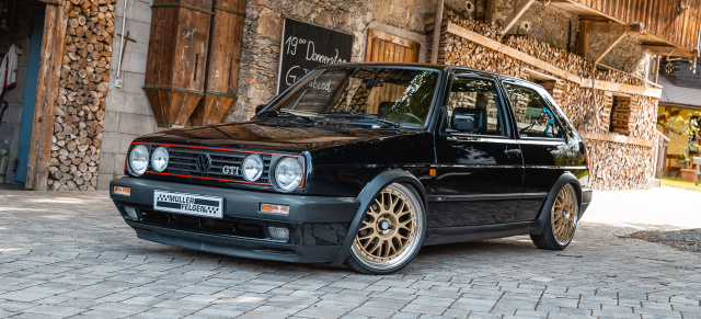 Scheckheftgepflegt und kaum bewegt: VW Golf 2 GTI Edition Blue als Scheunenfund