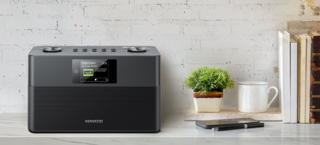 Neues Stereo-Digital-Radio Kenwood CR-ST80DAB: Radioempfang per DAB+ und UKW sowie kabellose Musikwiedergabe per Bluetooth Audio-Streaming