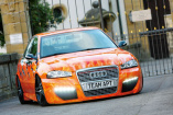 Audi A4 in Flammen: The God of Hellfire!: 1996er Audi A4 vom APT-Team