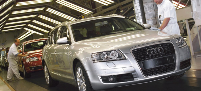 Audi verkauft 1. Million Autos 2008: