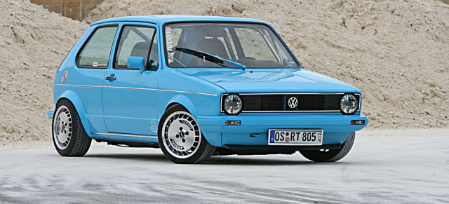 Der etwas andere Golf Plus! VW Golf 1 im German-Race-Style: Einser GTI auf Tuning Diät gesetzt