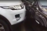 Range Rover im Road Rage Modus: Jaguar von der Straße gerammt 