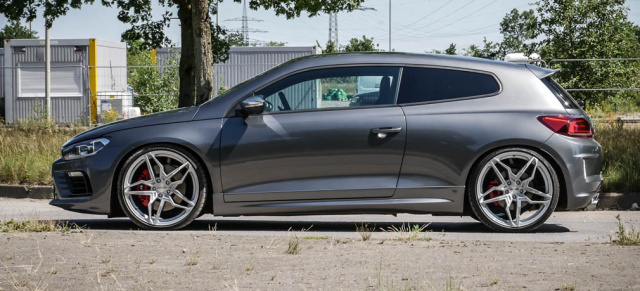 Neue Felgen für die sportliche Golf-Alternative: Scirocco R mit 20" Kharma-Felgen