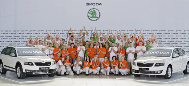 Der Octavia ist Millionär : Eine Million Skoda Octavia 3 produziert