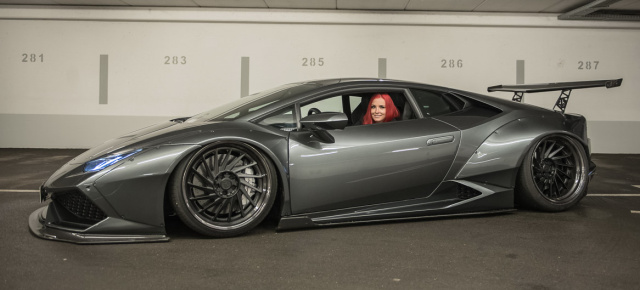 Breit, tief, laut und gemein: Der Liberty Walk Lamborghini Huracan von Lexy Roxx