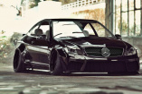 Vorankündigung: Fulminantes C63-Coupé-Bodykit kommt im Oktober : Liberty Walk Bodykit für AMG C63 Coupé