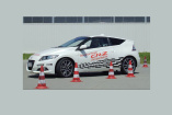 ESSEN MOTOR SHOW 2010 - Slalom Spaß mit dem neuen Honda CR-Z Hybrid erfahren