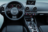 Der erste Blick in den Innenraum des neuen 2012er Audi A3: So sehen die Bedienungselemente und Anzeigen im neuen Audi A3 wirklich aus.