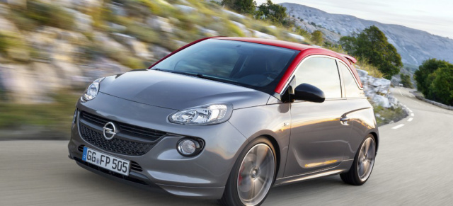 Premiere in Paris: Opel ADAM S geht mit 150 PS an den Start: 1,4-Liter-Turbo und Performance-Chassis im ADAM S 