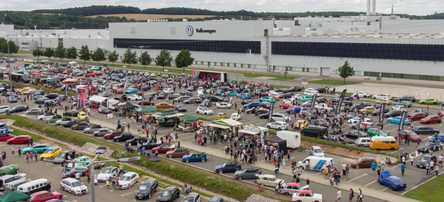 4. Auflage des VAG-Treffen am VW-Werk Zwickau: So war der VW Boxenstop 2017