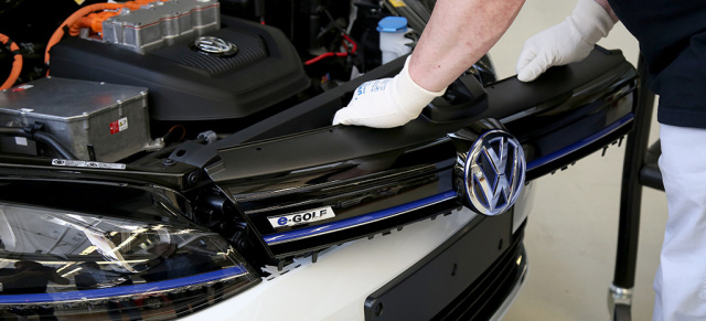 VW baut e-Autos in 16 Werken : Produktion von Elektroautos wird massiv ausgebaut 