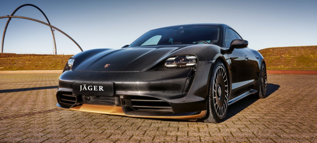 Voll-Carbon Taycan by JÄGER: Leichtbau-Tuning für den Porsche Taycan