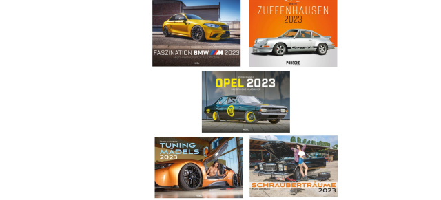2023er Kalender aus dem Heel Verlag: Tolle Kalender für Auto- und Tuning-Fans