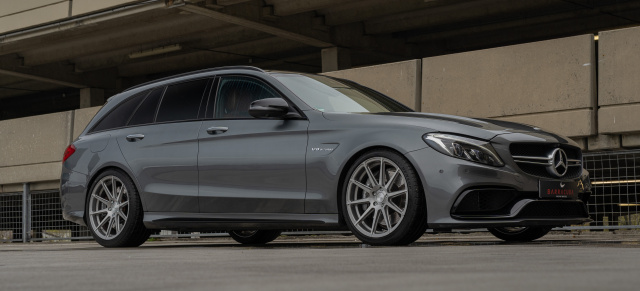 Power-AMG mit ultraleichten Felgen: Mercedes-AMG C 63 S auf Barracuda Project 2.0 Rädern