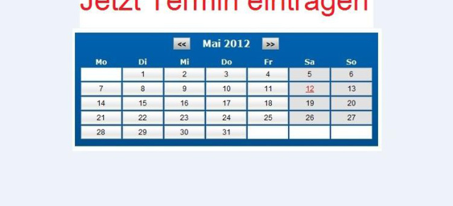 Jetzt Treffen Termine 2014 eintragen!: Am besten jetzt schon Termine in den Vau-Max.de-Veranstaltungskalender eingetragen werden. Achtung - bitte nach unten scrollen!!!!