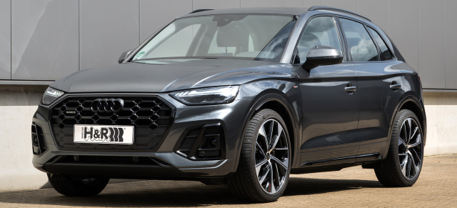 Der Macan lässt grüßen: Audi Q5 mit H&R Tieferlegungsfedern (Typ FY ab 2018)