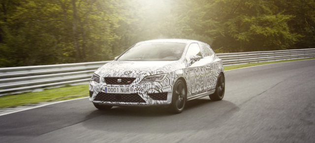 Video: Seat Leon Cupra fährt Bestzeit seiner Klasse auf dem Nürburgring: Leon CUPRA 280 mit Performance Pack beweist seine sportliche Performance 