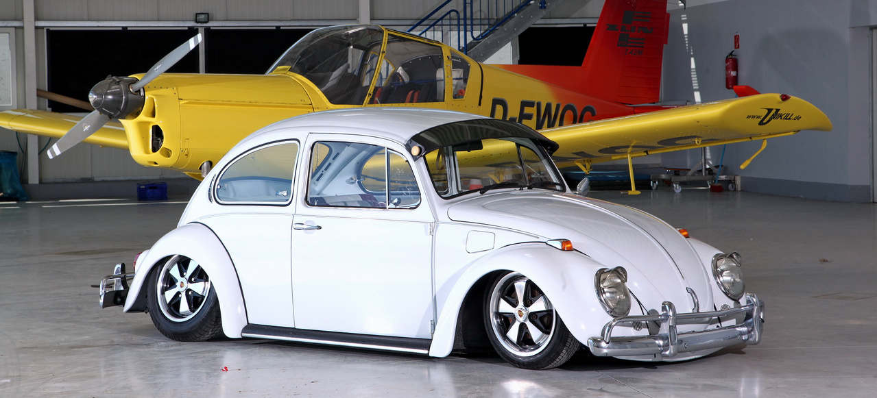 VW Käfer auf dem Boden der Tatsachen: Tiefe ist alles ...