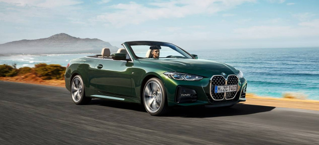 Endlich wieder mit Mütze: Premiere: Das neue BMW 4er Cabrio (2021)