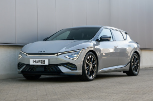 Gran Turismo Feinabstimmung: H&R Tieferlegungsfedern für den KIA EV6 (ab Baujahr 2021)