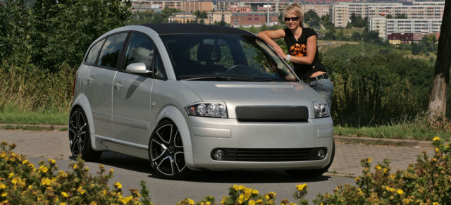 Seiner Zeit voraus  Verkanntes Genie: Audi A2: So sportlich kann ein getunter Audi A2 aussehen