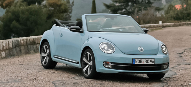 Eine Frage des Charakters  das VW Beetle Cabriolet (2013): Erste Ausfahrt im neuen VW Beetle Cabrio