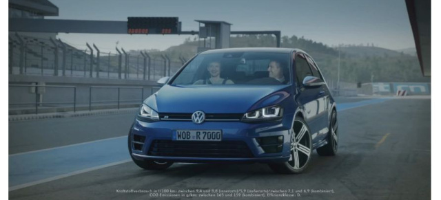 VW Golf 7 R - das erste Video: So klingt der neue, 300 PS starke Golf R in freier Wildbahn.
