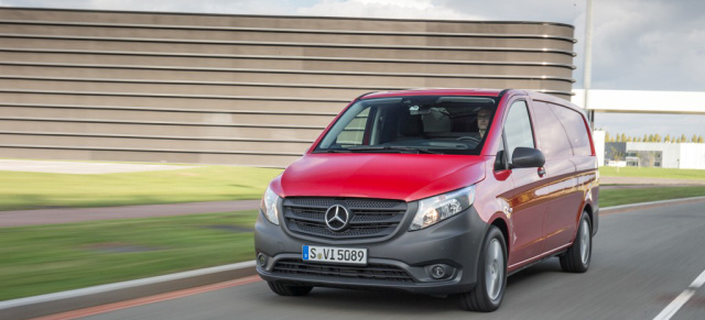 Fahrbericht: Erste Ausfahrt im neuen 2015er Mercedes Vito: Wie fährt er sich, der neue Mercedes-Benz Vito? Das konnte unsere Redaktion mit dem Vito Kastenwagen als 116 CDI und Hinterradantrieb live erfahren.