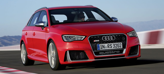 Das ist der neue Audi RS3: Neuauflage des RS3 Sportback kommt mit 367 PS an den Start